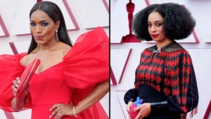 Kırmızı halıda aksesuar şıklığı! Ünlü isimlerin kıyafetlerinden çok çantaları konuşuldu