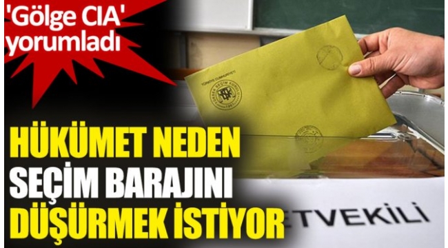 Hükümet neden seçim barajını düşürmek istiyor?