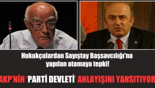 Hukukçulardan Sayıştay Başsavcılığı'na yapılan atamaya tepki!