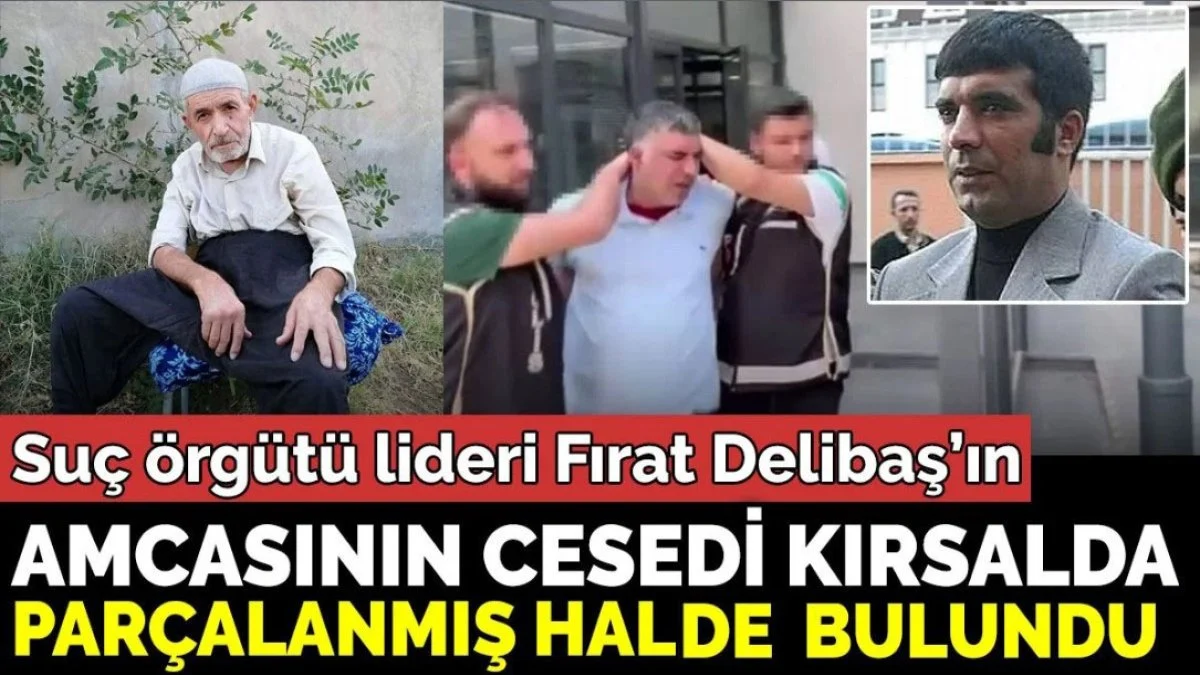 Fırat Delibaş'ın amcasının cesedi kırsalda parçalanmış halde bulundu