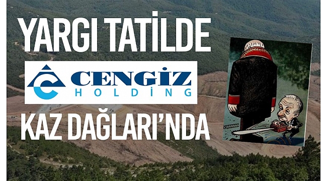 Cengiz Holding'e bağlı şirket, dava süreci bitmeden Kaz Dağları'nda bakır madeni için çalışmalarını hızlandırdı